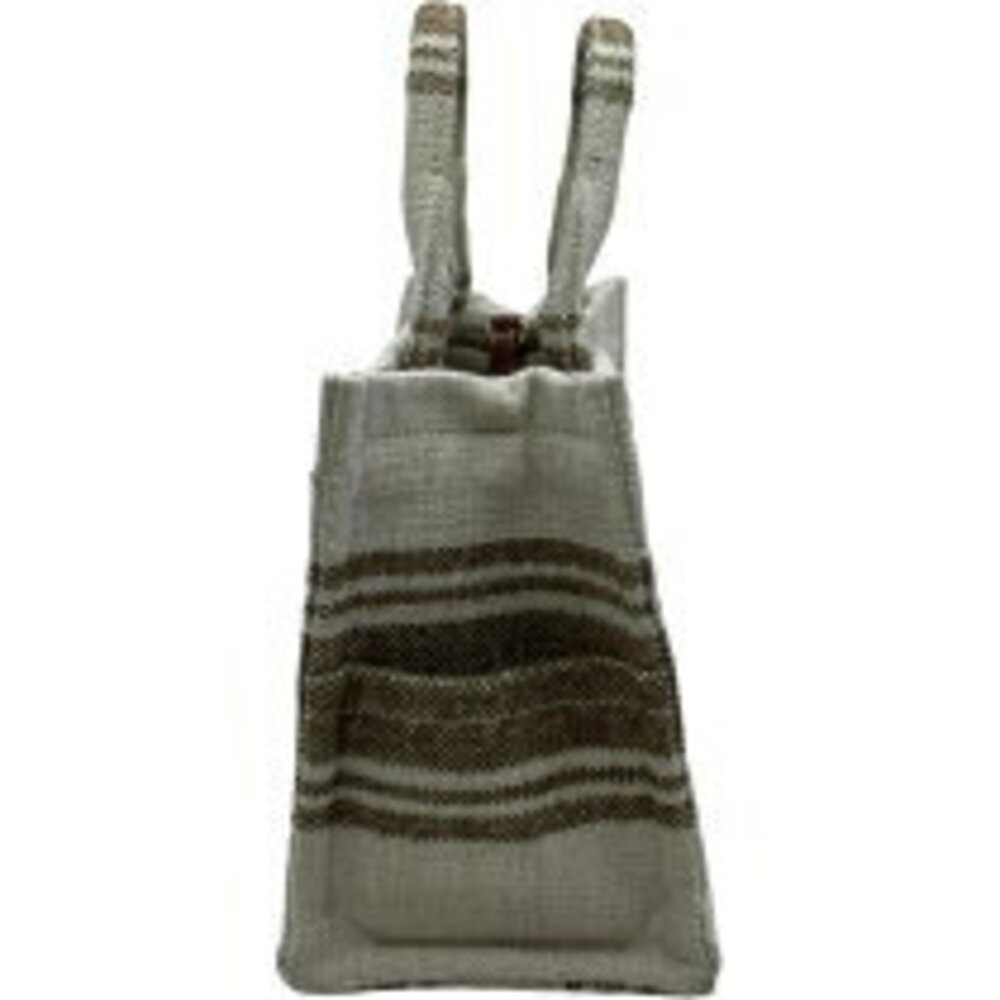 Celine Cabatais Beige Tan Canvas Shoulder Bag - Picture 3 of 11